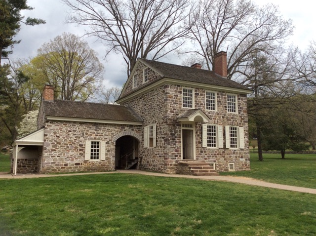 Photo of George Washingtons house at Valley Forge